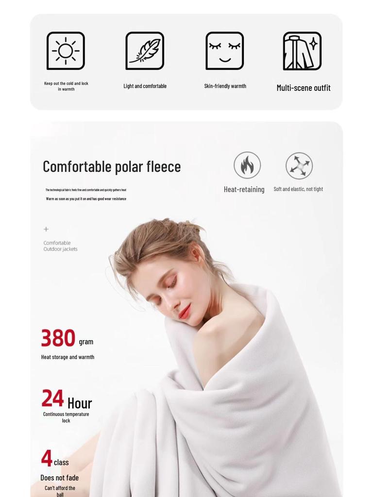 Men's Plus Size Versatile Winter Fleece Jacket with Stand-Up Collar and Windproof Design