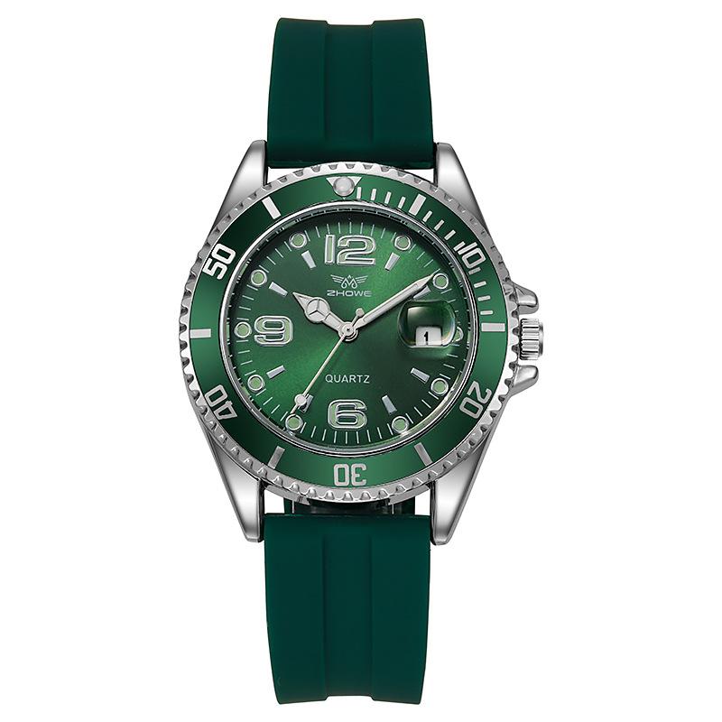 Silicone Tape Green Water Ghost Sports Watch Men S Luminous Men S Business Quartz Watch, Not Waterproof Watch Now