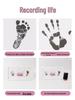 Mess-Free Baby Hand & Footprint Photo Frame - No Ink Required, Keepsake for First Birthday