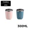 300ml 304 Stainless Steel Coffee Cup Mug With Lid Insulated Coffee Mug Double Wall Coffee Tumbler Heat-resistant Drinkware