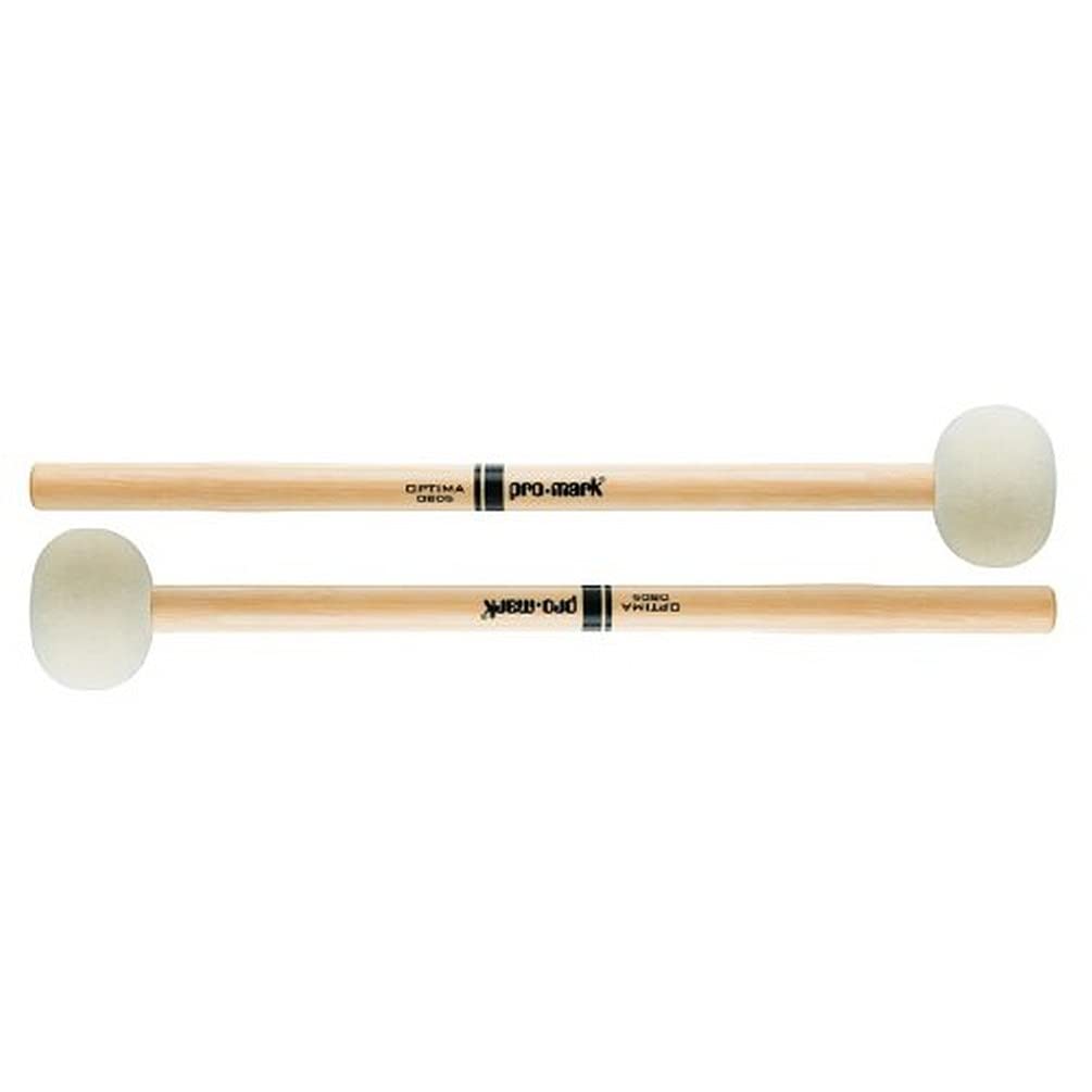 PROMARK Marching Bass Drum Mallet, 2 14" Head - Best for 28-30" Drums (OBD5)