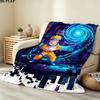 Uzumaki Naruto Printed Flannel Blanket, soft throw for bedroom sofa, washable, Christmas present, great gift.