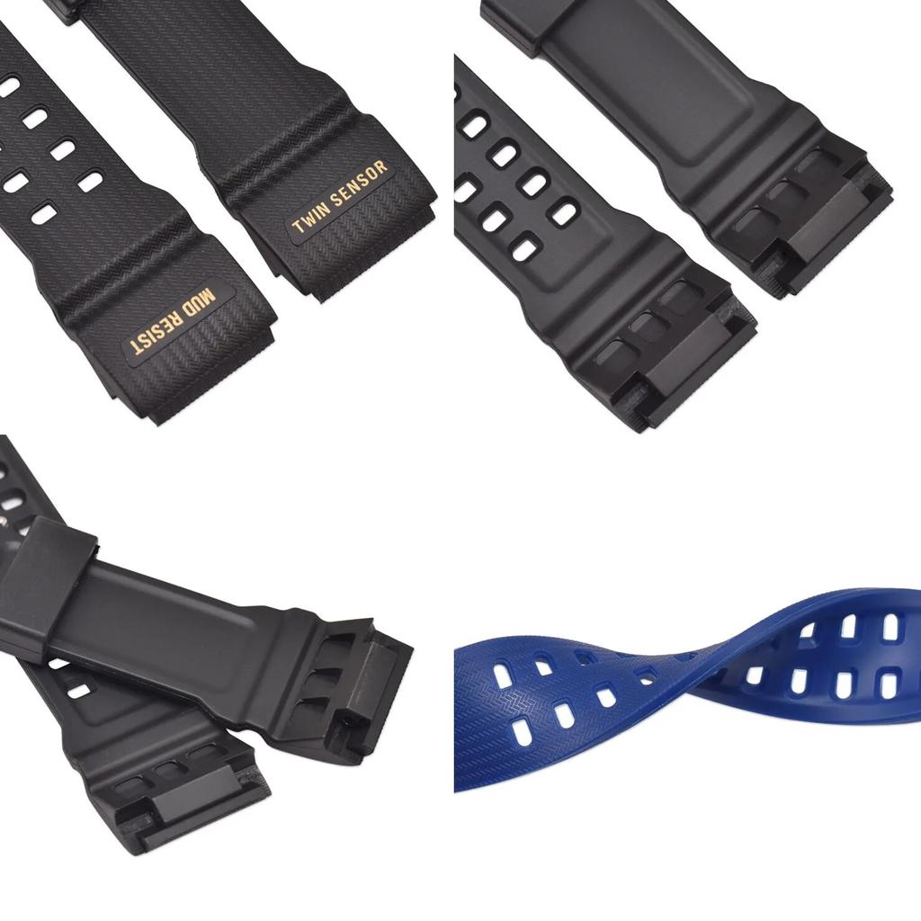 Harz-Uhrenarmband für Casio G-Shock GG-1000 GWG-100 GSG-100 Sport wasserdichtes Gummiarmband Uhrenarmband