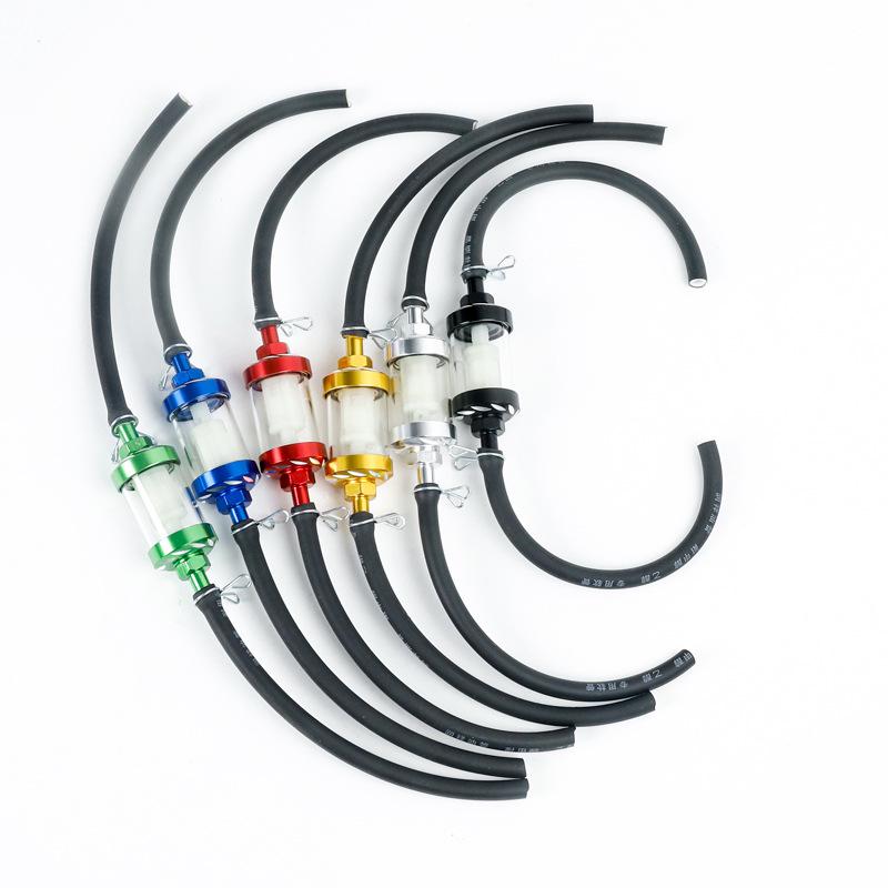 Universal Off-road Motorcycle Gasoline Filter - Transparent, Removable, Washable Oil Filter Cup