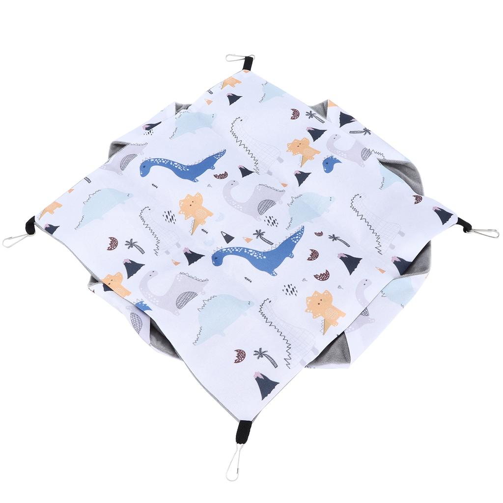 Pet Hamster Hanging Hammock Bunkbed Small Pet Bed Toy Suitable for Hamsters Mice White Rats and Other Small PetsL