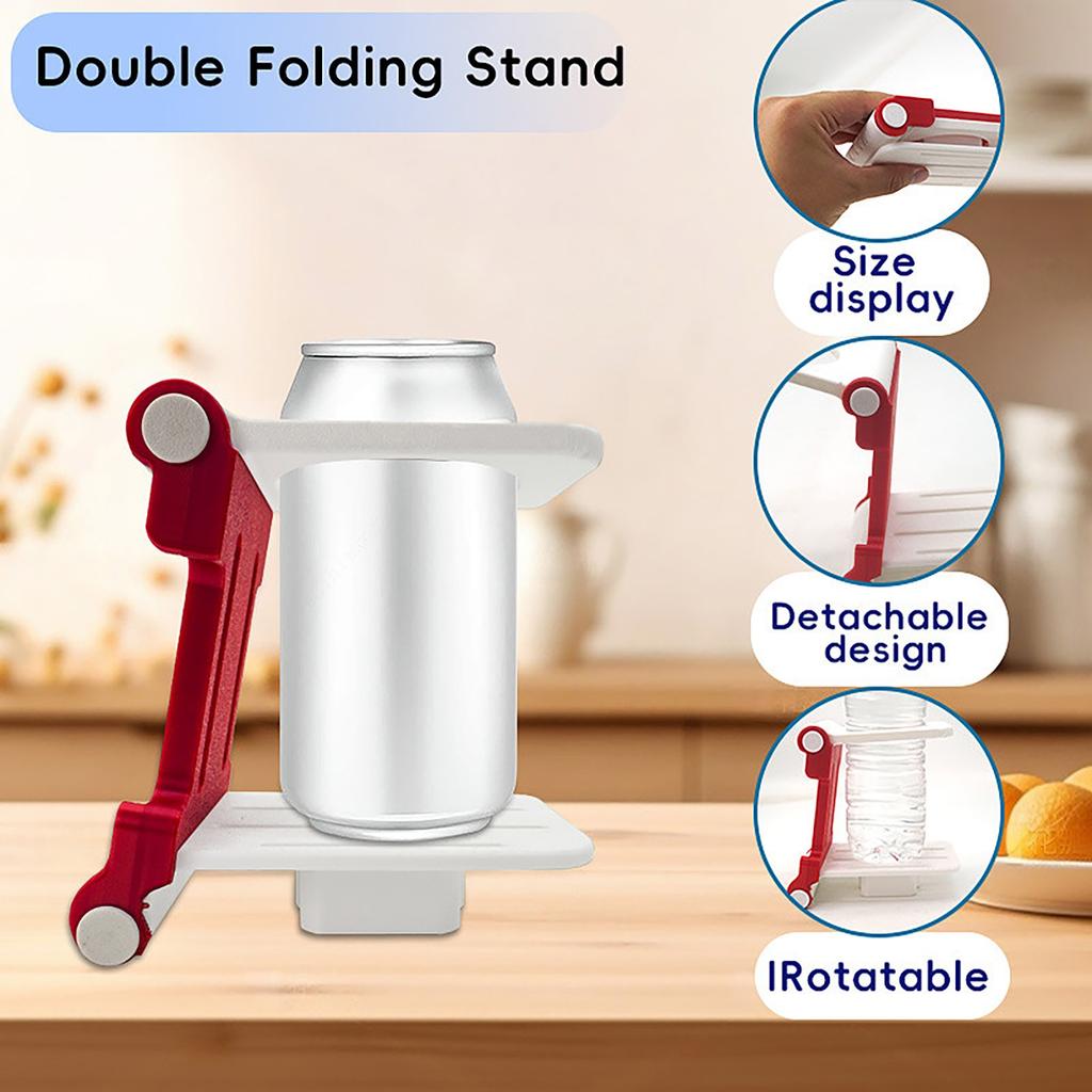 3D Printed Folding Stand Handheld Coffee Machine Holder Canned Beverage & Beer Rack