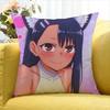 pc Nagatoro Hayase Anime World Various Sizes Square Pillow Case For Car Home Bedchamber Decor