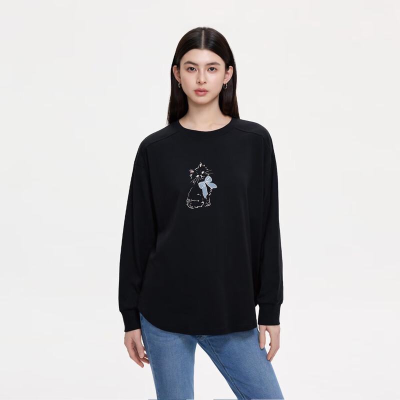 FivePlus Women's Long Sleeve Round Neck T-shirt