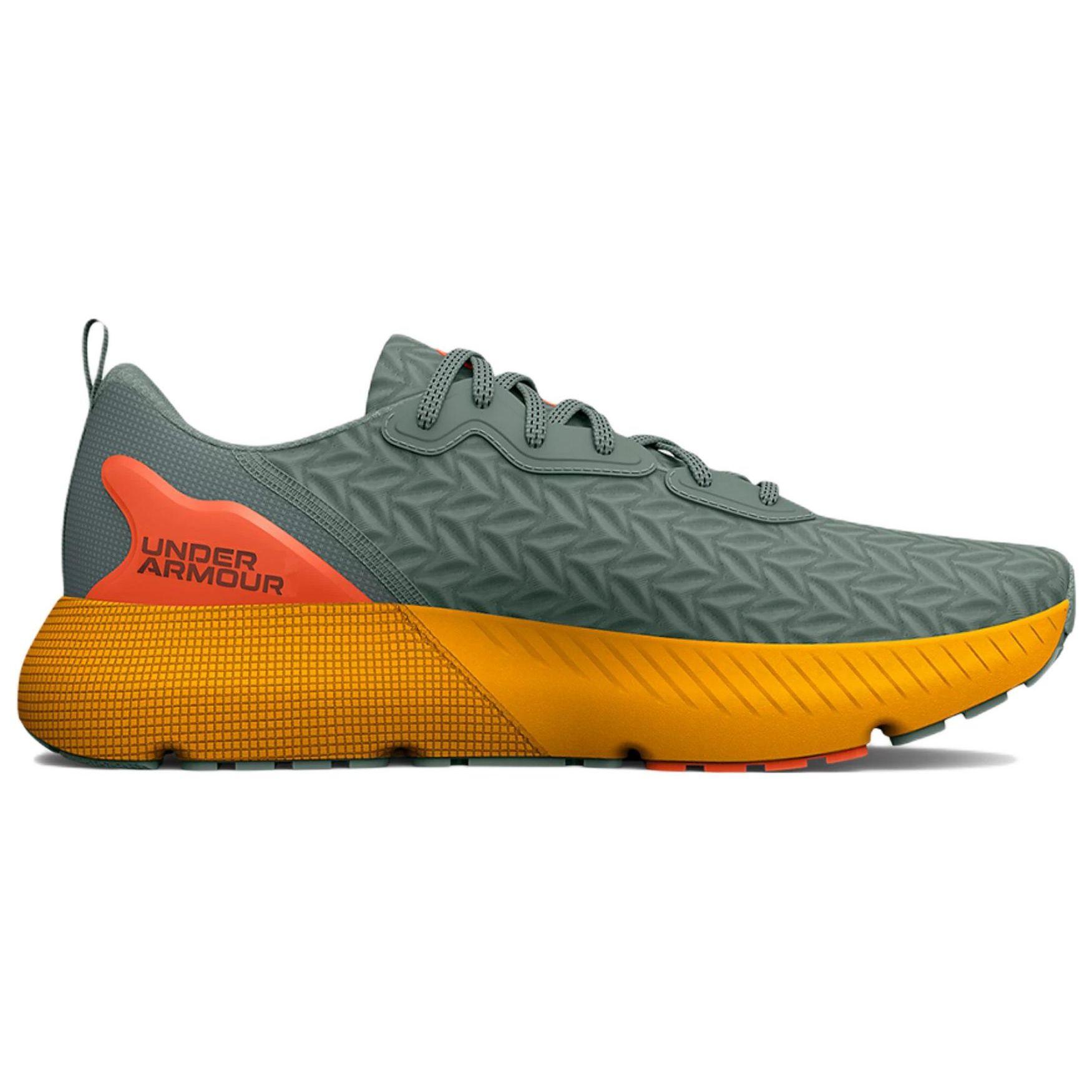 Мужские кроссовки Under Armour HOVR Mega 3 Clone Opal Green Orange Shock 3025308-300 43 — фото 2