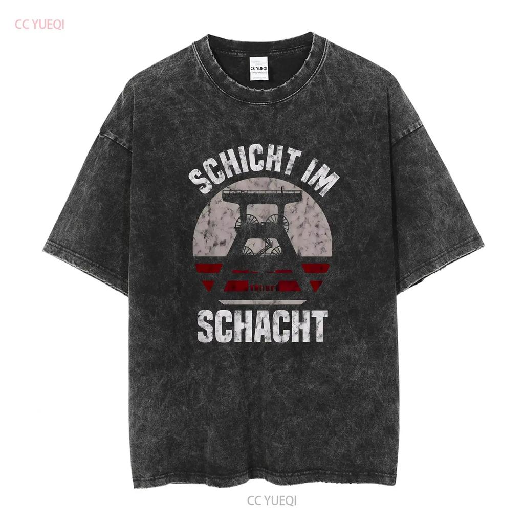 Ruhr Area Ruhrpott T Shirt Long or Short Sleeves Vintage Washed Breathable Soft Versatile Stretched Comfortable Graphic