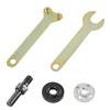 10mm Grinding Connection Adapter with Metal Lock Nut/Connecting Rod 5 in 1 Angle Grinder Adapter for Cutting Disc Wheel Adapter