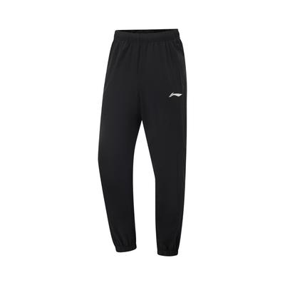 Plain Tapered Casual Knitted Sports Pants Men Bottoms Black AYKV129-1