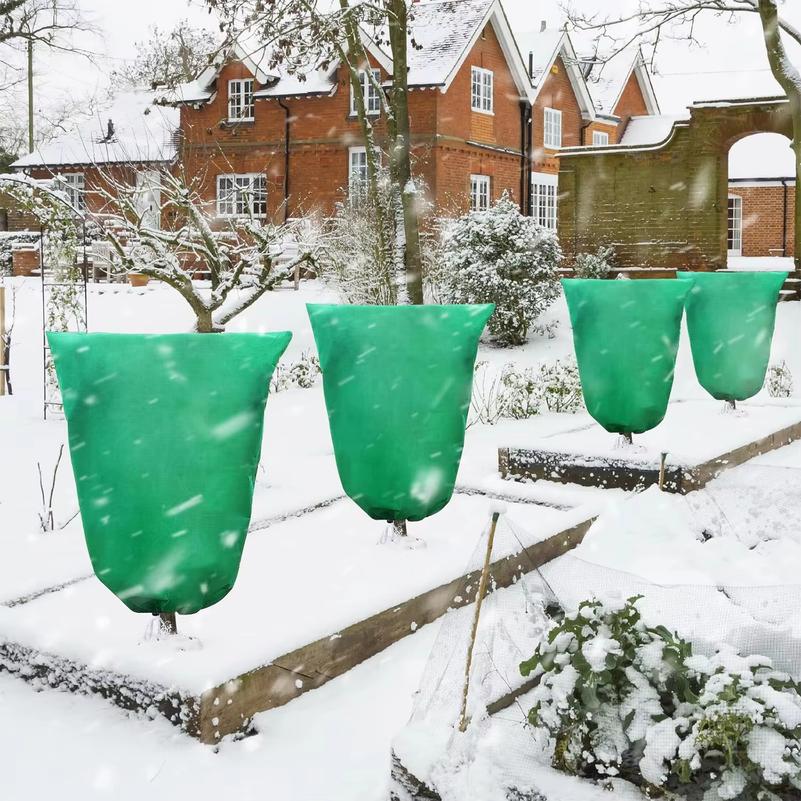 Winter Plantbeschermhoes Bescherming Boom Struik Plant Beschermzak Vorstbescherming Voor Tuinplanten Kleine Boom Tegen Kou