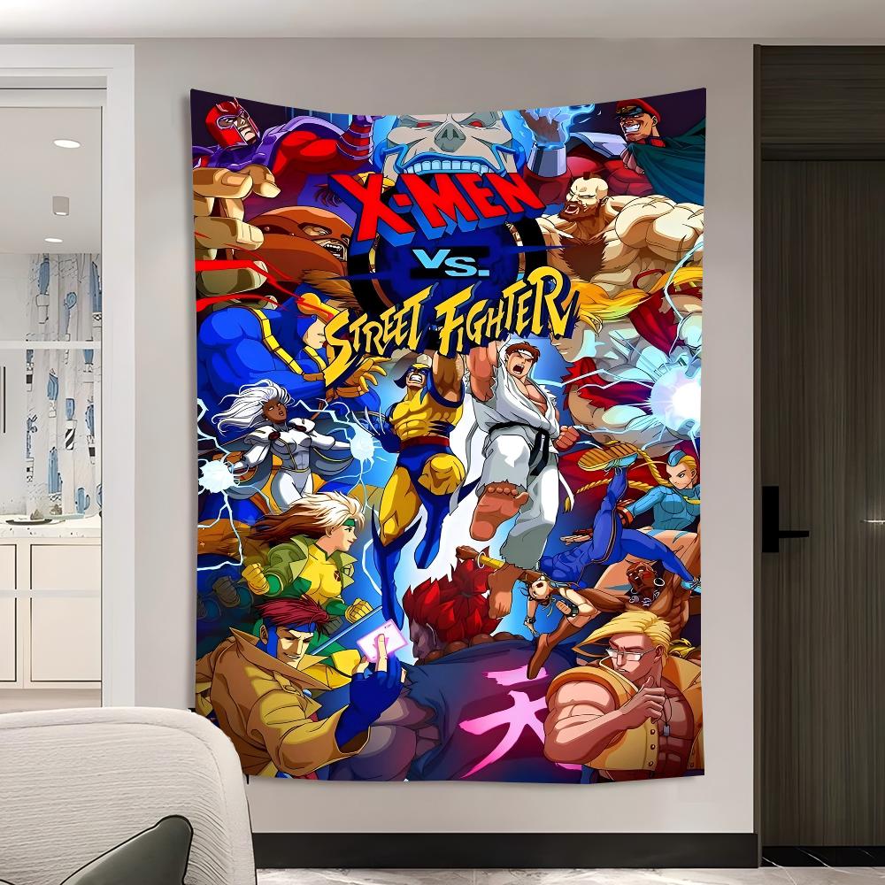 Game SStreet Fighter Photography Backdrop Self Portrait Pet Baby Newborn Birthday Background Photo Studio