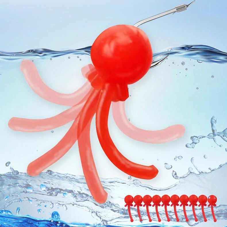 Dynamic Red Worm Scent Soft Beads - Floating Lure for Wild Bottom Fishing and Crucian Carp