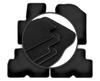 Premium Car Mats For: Kia Carens IV Minivan (2013-2018)