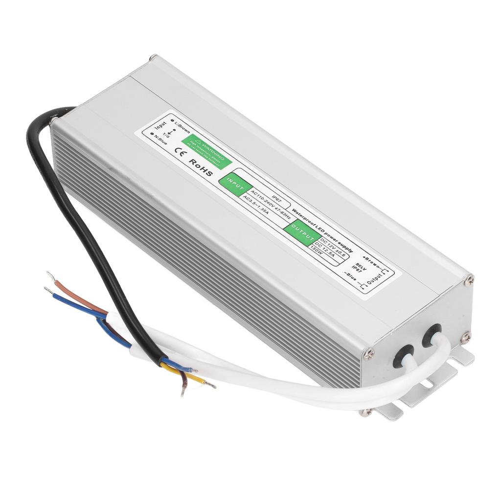 LED Power Transformer IP67 Waterproof Short Circuit Protection LED Driver AC 110V‑240V 150W