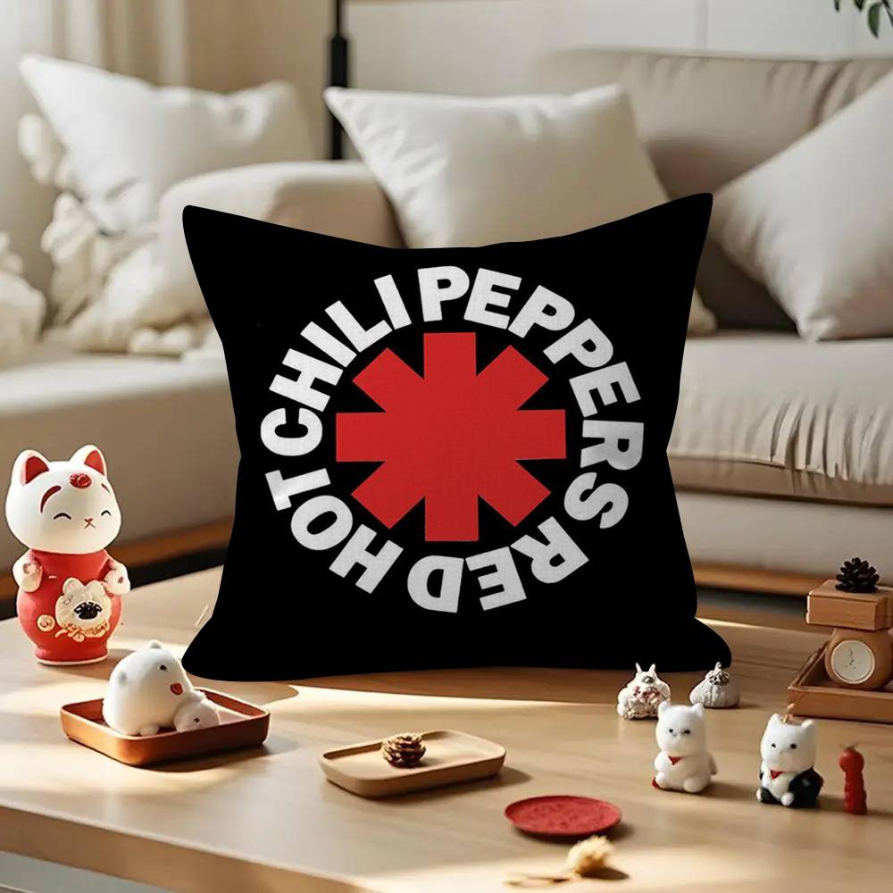 R-Red Hot C-Chili Peppers   Pillow Gifts Home Office Furnishings Bedroom Sofa Car Cushion Cover Case 45x45cm