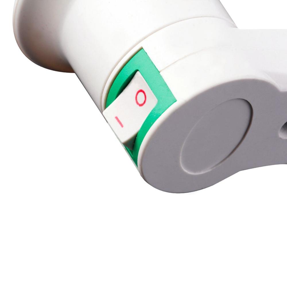 LED EU Plug Wall Lamp Light Base Light Socket Screw Converter Socket Adapter Bulb Base Lamp Holder