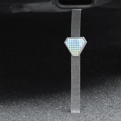1Pcs Triangle Static Chain Small Triangle Reflective Car Car Anti-static Grounding Strip Strip Q6G0