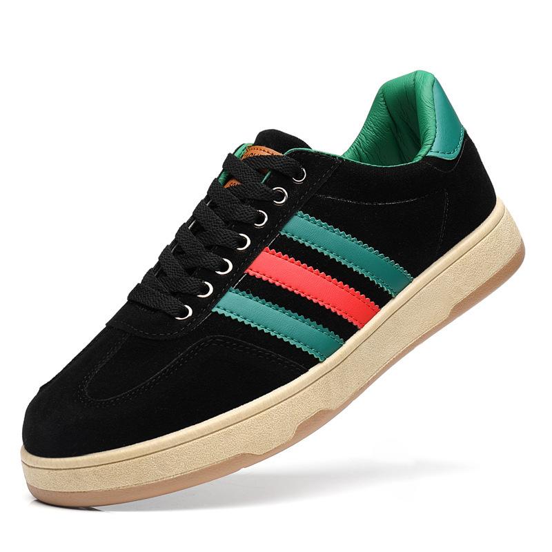 

Мужская обувь осень новая мужская дышащая повседневная обувь tide 2025 корейская версия универсальная повседневная обувь на шнуровке с мягкой подошвой 39 чёрный