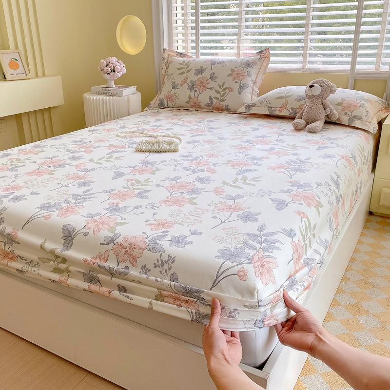100% Cotton Maternal and Infant Grade Pure Cotton Single-piece Mattress Mattress Protective Cover All-inclusive Bed Sheet Washable Protective Cover
