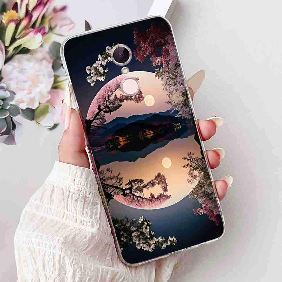 For Xiaomi Redmi 5 MDG1 5.7" Case Fashion Girl Flower Soft Silicone TPU Cover For Redmi5 REDMI 5 MDI1 Shockproof Phone Cases