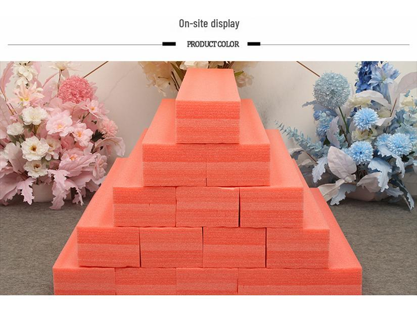 High-Density Wedding Floral Arrangement Board with Fake Flowers and EPE Pearl Cotton