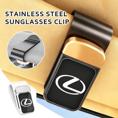 For Car Interior Sun Visor Eyeglasses Holder Sunglasses Clip CT ES GS NX IS250 RX350 IS200 LX570 UX250h CT200h