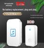 Smart Wireless Self-Powered Doorbell Switch for Home - Long Range, Two-to-One Ding-Dong Caller for the Elderly
