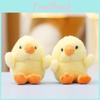 Cute Yellow Duck Plush Toy Keychain With Soft Short Pile For Bag Decor And Collectors