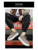 Men's Colorblock Breathable Canvas Low-Top Sneakers - Summer 2025 Collection
