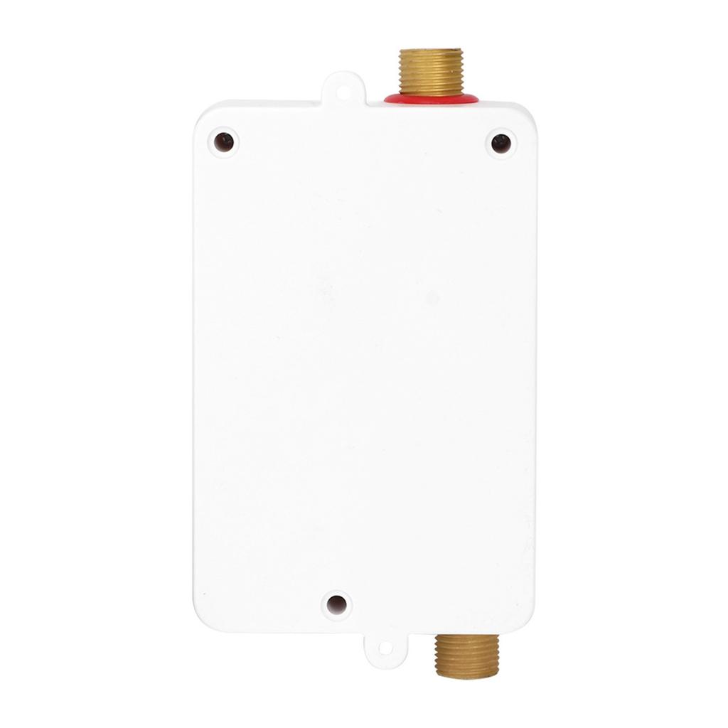 White Mini Tankless Instant Hot Water Heater Bathroom Kitchen Washing for Hot and Cold Dual use(