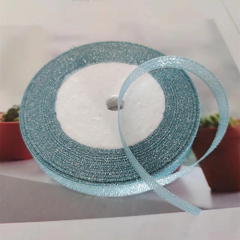 

Золотая и серебряная лента 22 м для упаковки подарков и украшения тортов, ширина 1 см