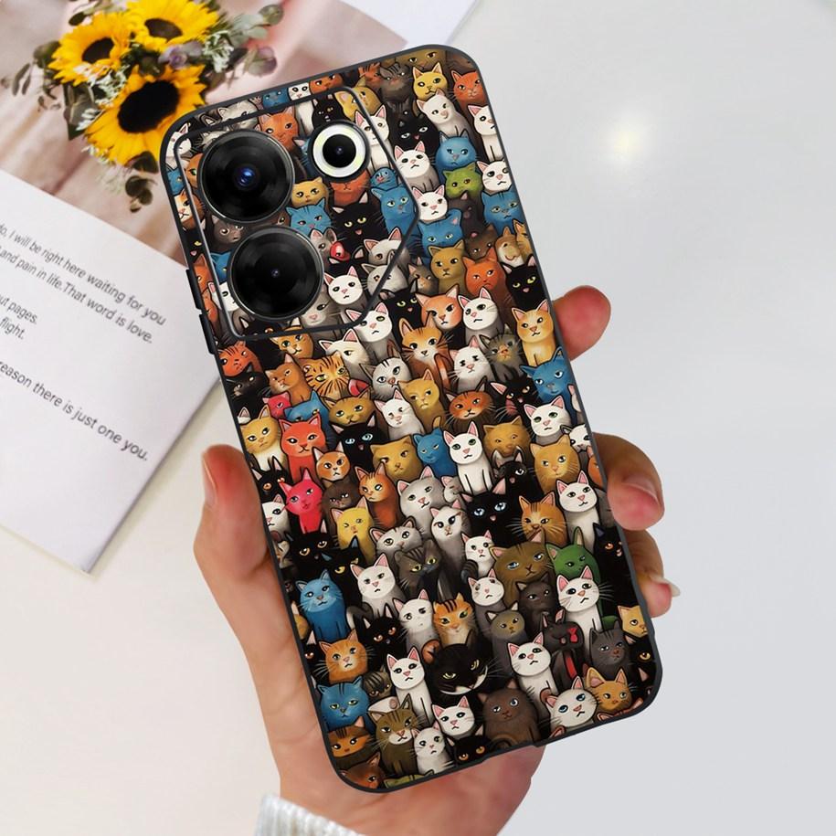 For Tecno Camon 20 Pro 5G Case Marble Cover For Tecno Camon 20 Bumper Soft Silicone Phone Cases For Camon20 Pro CK8n CK7n Fundas