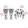 Motorcycle Tank Stickers Decor Stripe Decals Exterior Accessories Flame