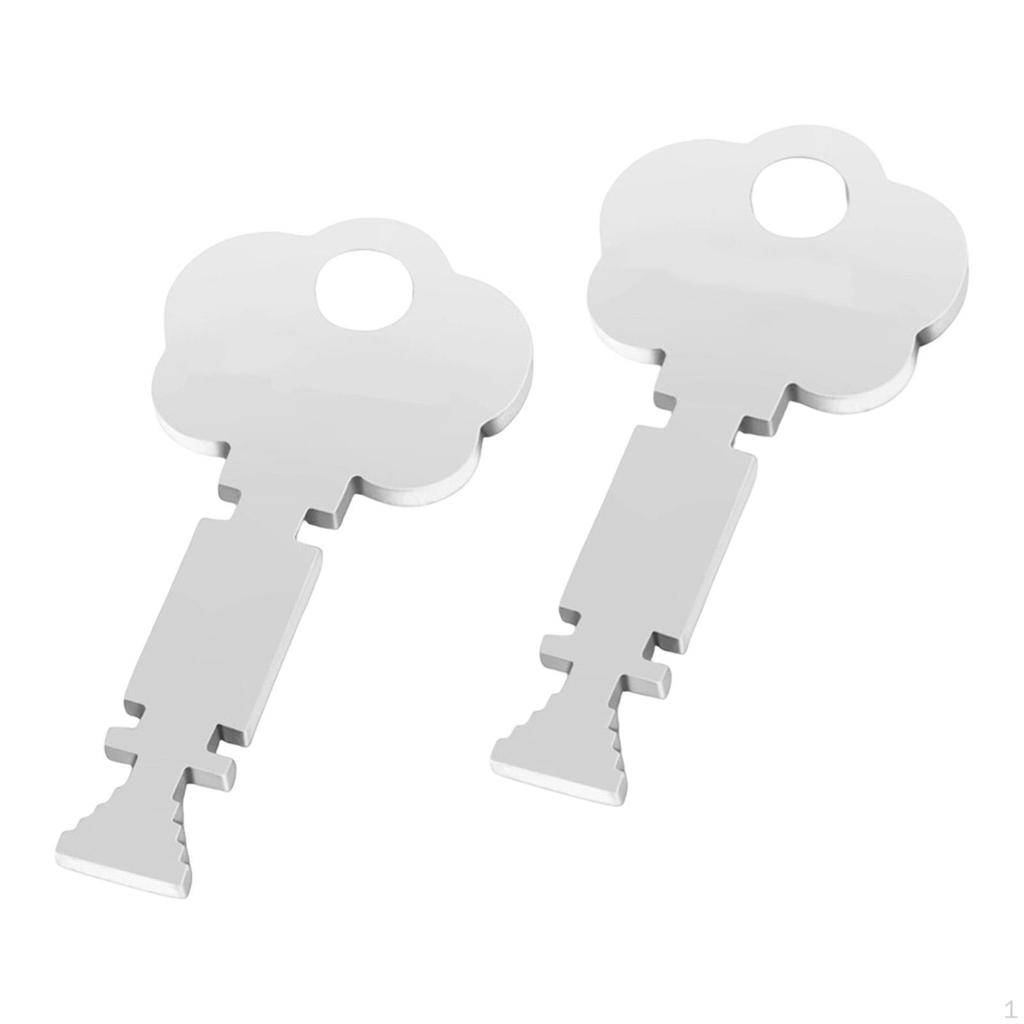 2Pcs Fire Alarm Box Keys Firefighter Tools 25460 Equipment Maintenance Portable Parts Accessories