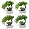 Colorful Welcoming Pine Home Decor Artificial Potted Simulation Bonsai Fake Plants Plastic Flowers