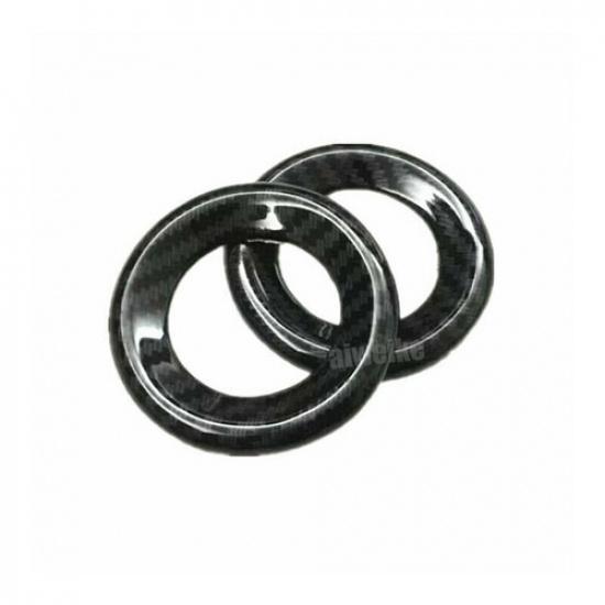 Carbon Fiber A Pillar Door Stereo Speaker Cover Trim For Honda Civic 2016 -