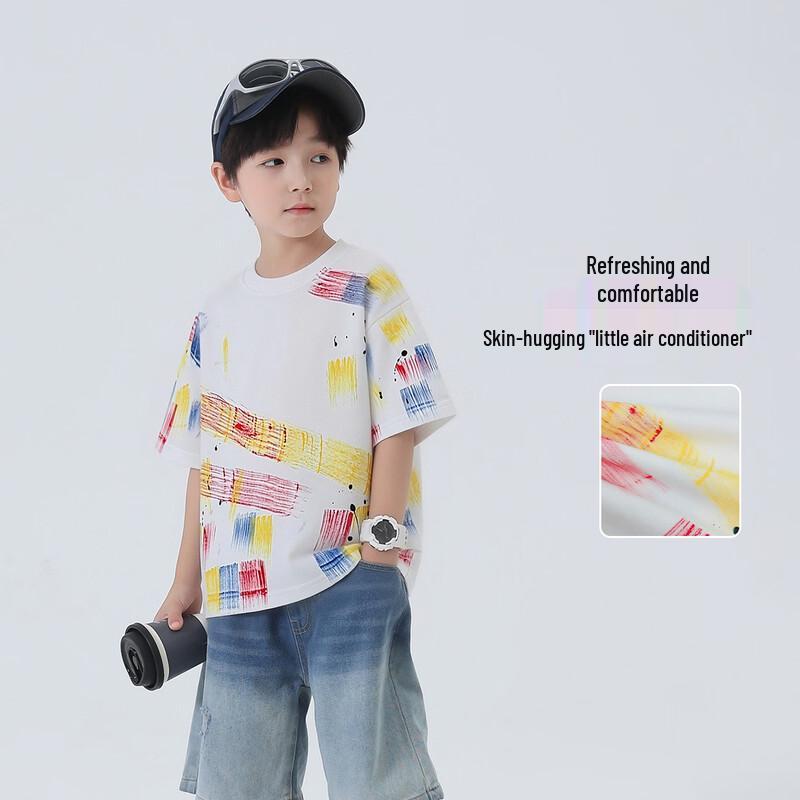 Boys' Summer Cotton Short Sleeve T-Shirt