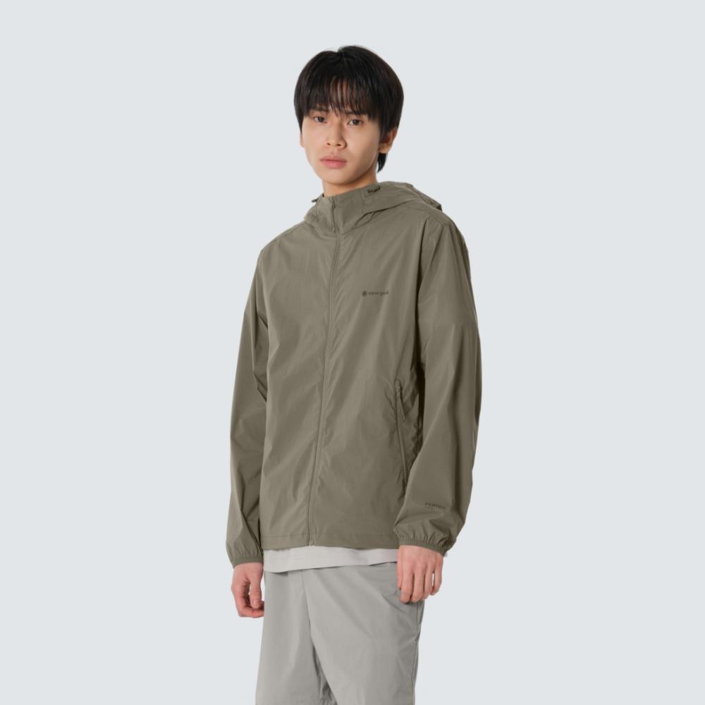 [Snowpeak] Pico Sunblock Pertex Ultralight Windbreaker Khaki (S26MMTWB78) 95(M)