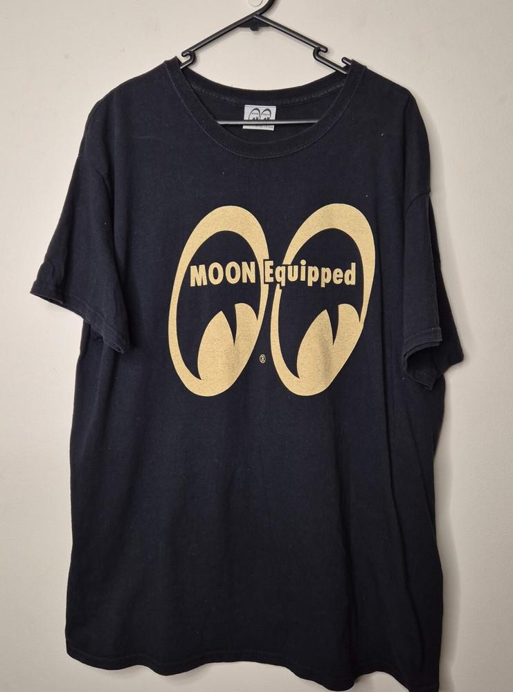 Vintage MOON Equipped Moon Eyes TShirt Tee Size Large Made in USA VTG Retro Unisex T-Shirt S