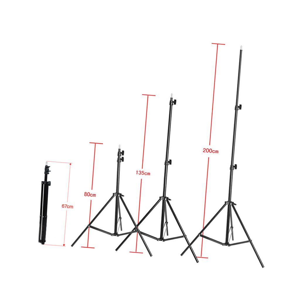 Photography Studio Cube Umbrella Softbox Light Lighting Tent Kit Photo Video Equipment 2 * 135W Bulb 2 * Tripod Stand 2