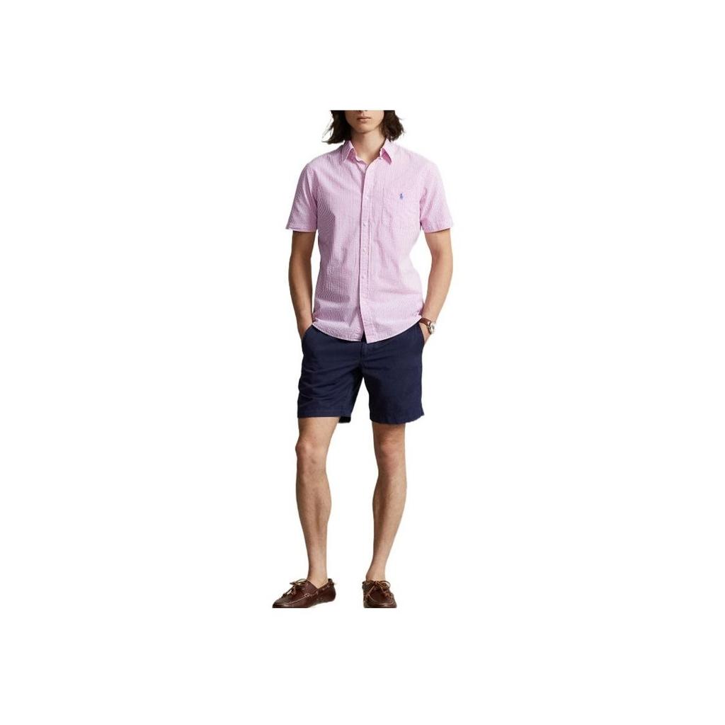 Polo Ralph Lauren Ss23 Pony Embroidered Single-Breasted Shirt Men Shirts Pink MNPOWOV1N820598-650