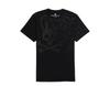 Psycho Bunny Mullen Crew Neck Graphic Black Mens Tee B6U618X1PC-BLK