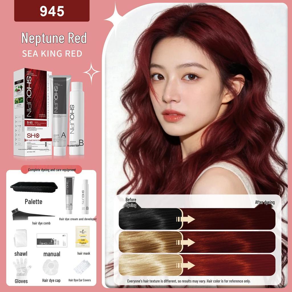 Premium Gift Box: Natural Black & Gray-Brown Linen Hair Dye Cream - Youthful, Vibrant, Plant-Based Formula