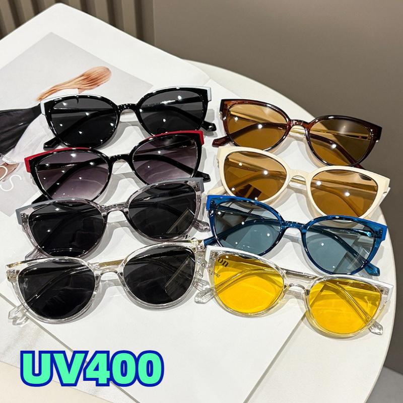 Outdoor Sports UV Resistant Driving Sunglasses for Women Fashion Cat Eye Luxury Design Eyewear Female High End Sunscreen Goggles