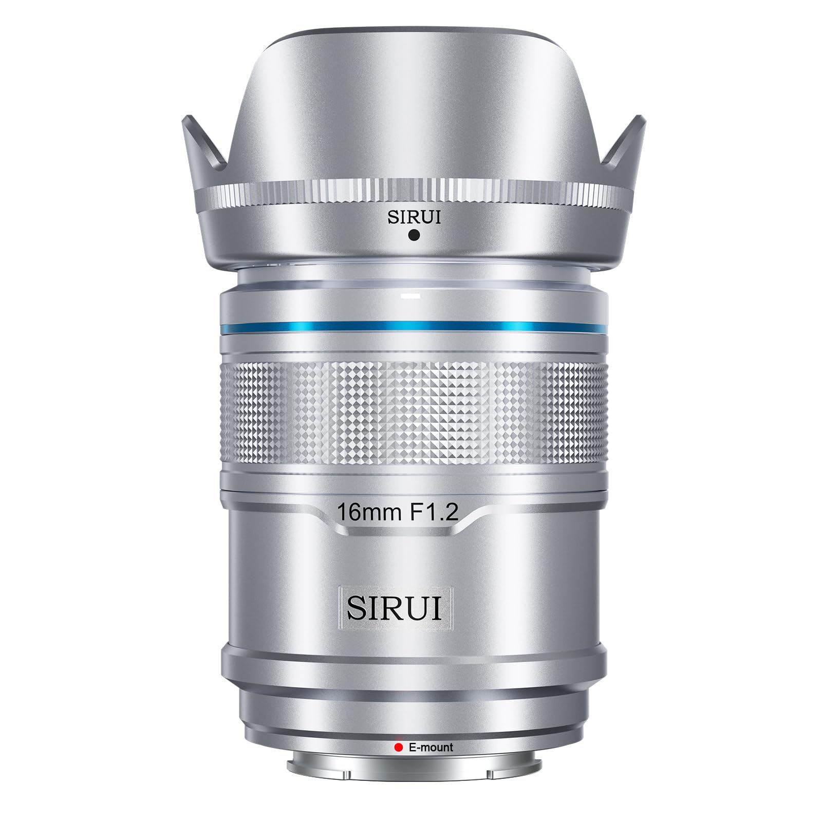 

SIRUI Sniper 16mm Autofocus Wide Angle Camera Lens for A5 A6 A7 FX A9 Series Lens, F1.2 APS-C ZV-E (E Mount, Silver)