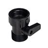 5Pcs Eu Us Plastic Garden Irrigation Valve 3/4" Male To Female Thread Extend Hose Switch For Car Wash Tube