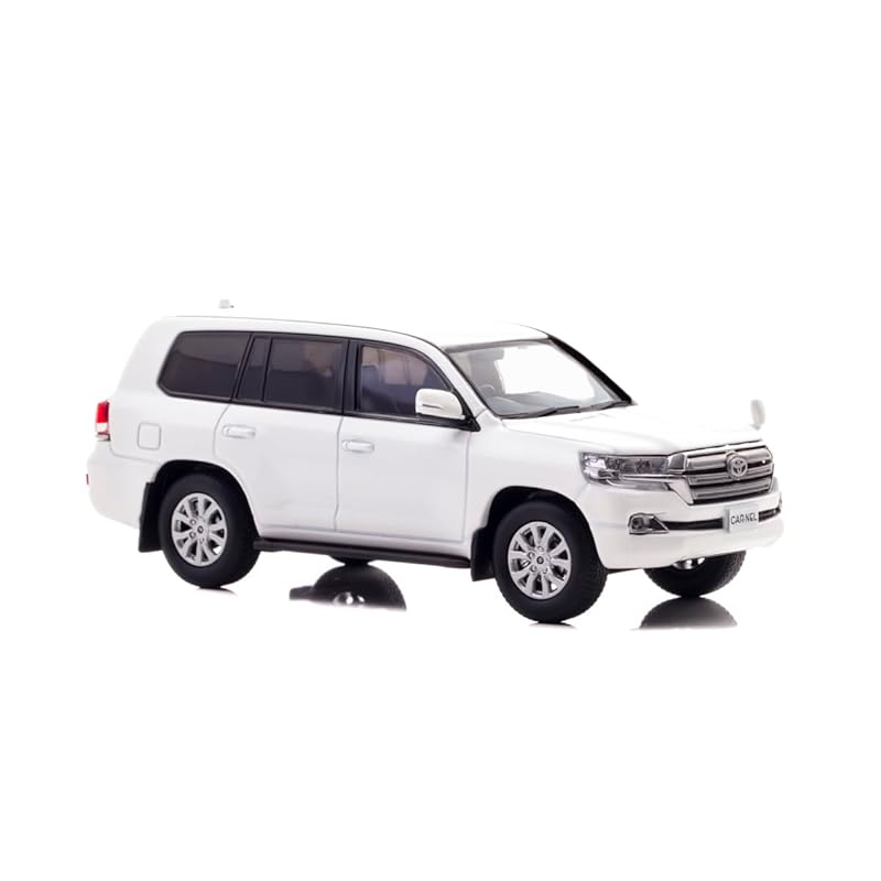 CARNEL 1/43 Scale Toyota Land Cruiser AX G Selection (URJ202) 2015 White Pearl Crystal Shine Finished Product CN431504